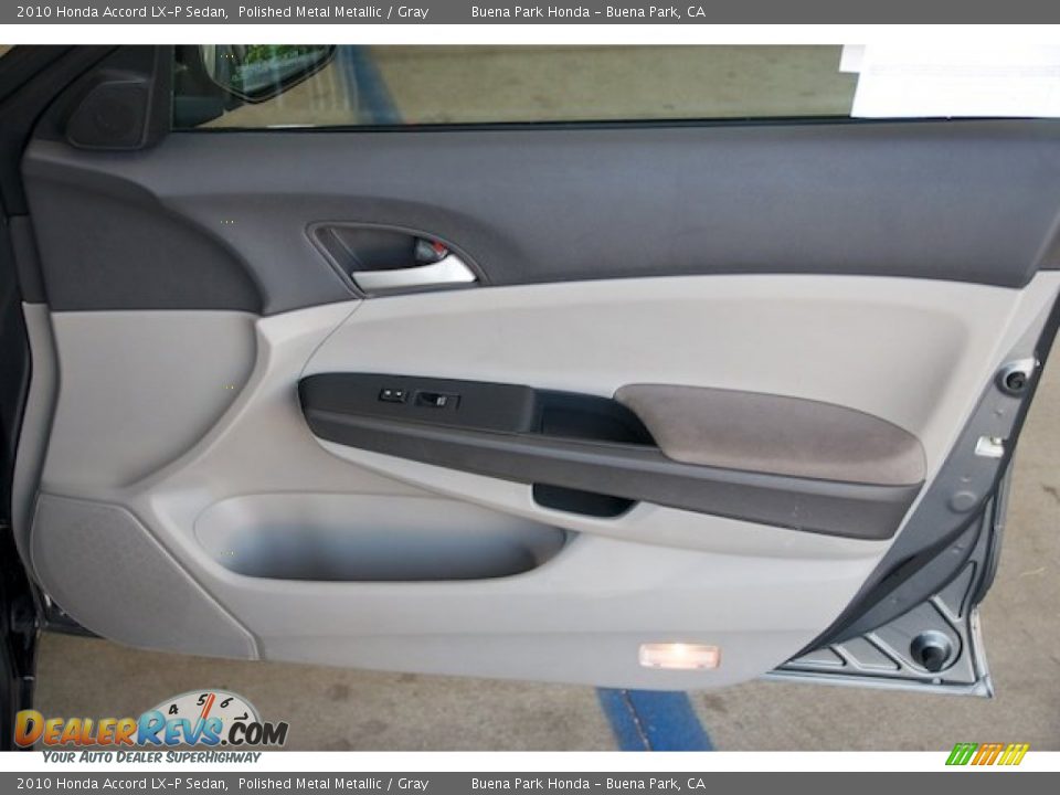 2010 Honda Accord LX-P Sedan Polished Metal Metallic / Gray Photo #27