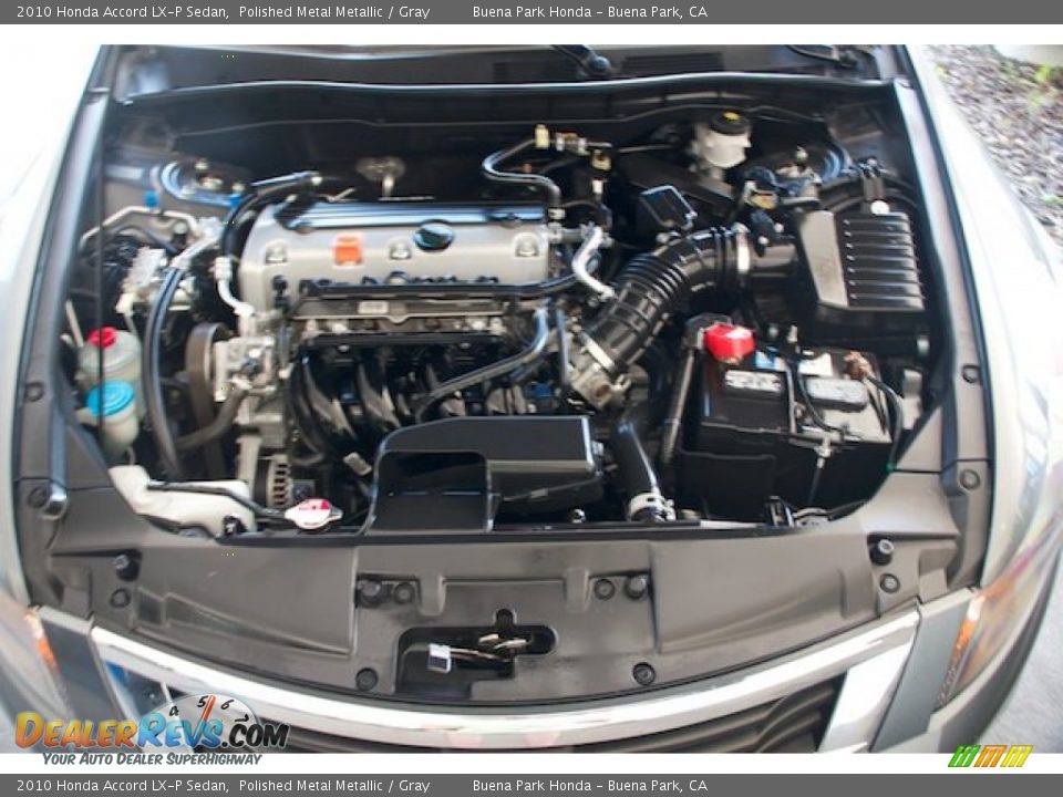 2010 Honda Accord LX-P Sedan Polished Metal Metallic / Gray Photo #28