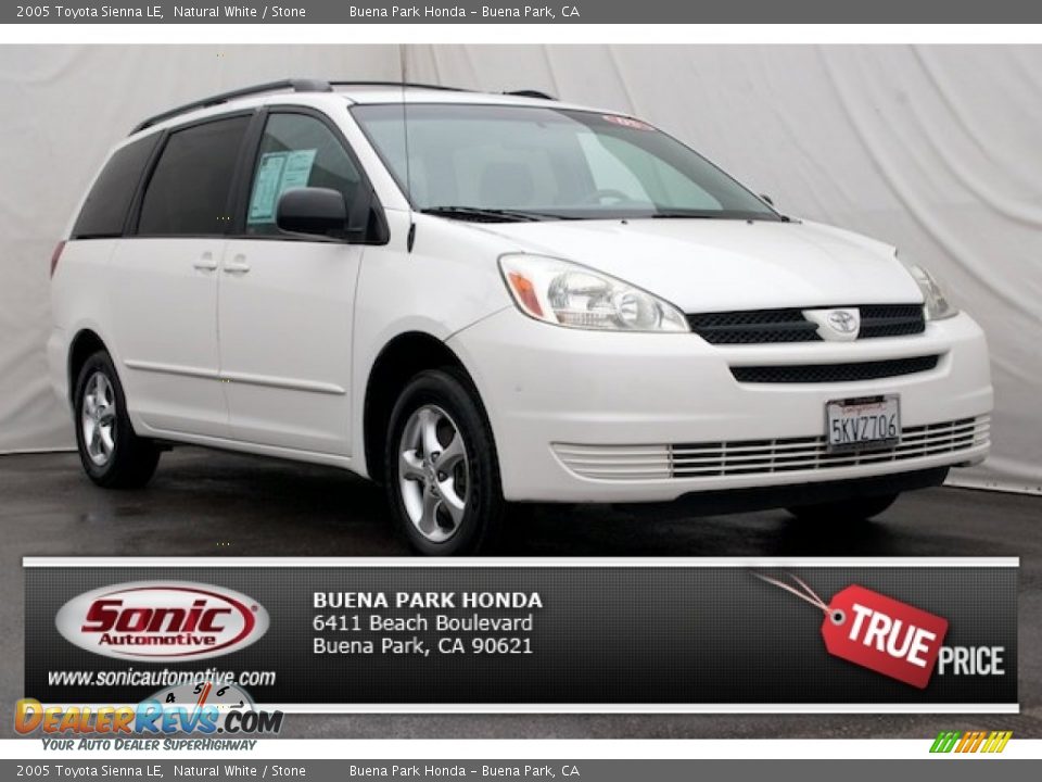 2005 Toyota Sienna LE Natural White / Stone Photo #1