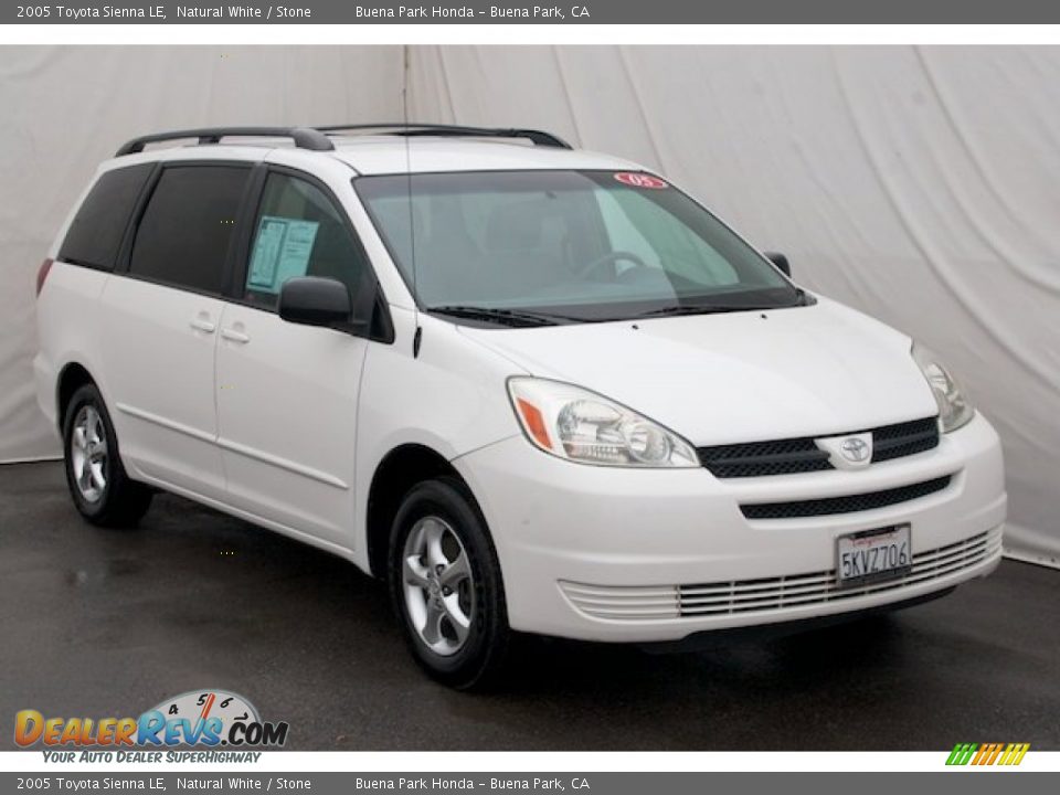 2005 Toyota Sienna LE Natural White / Stone Photo #6