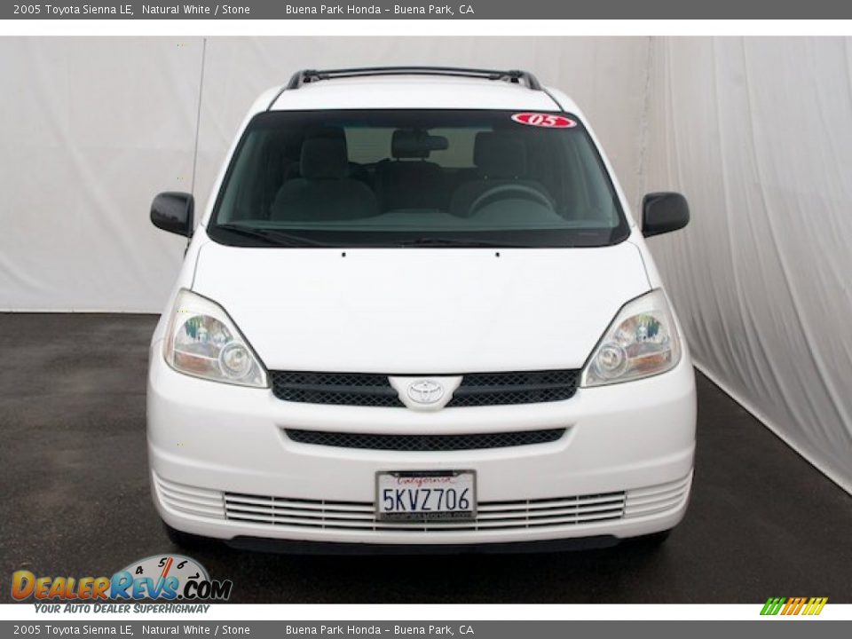 2005 Toyota Sienna LE Natural White / Stone Photo #7