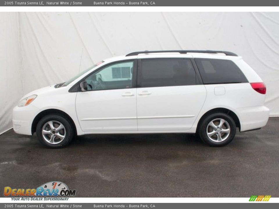 2005 Toyota Sienna LE Natural White / Stone Photo #8