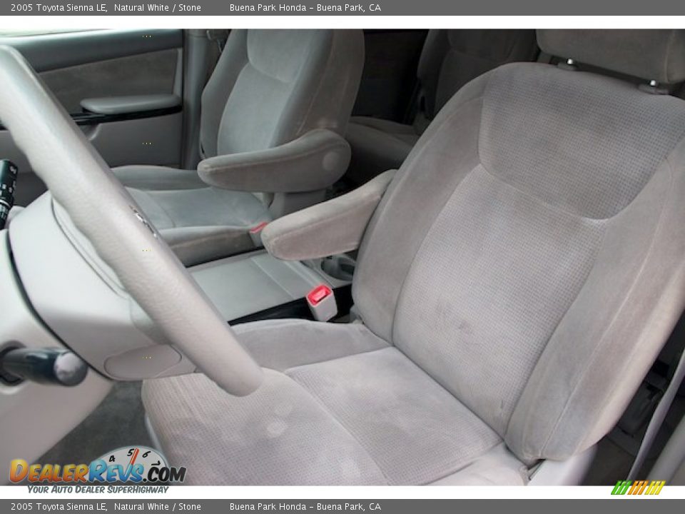 2005 Toyota Sienna LE Natural White / Stone Photo #14