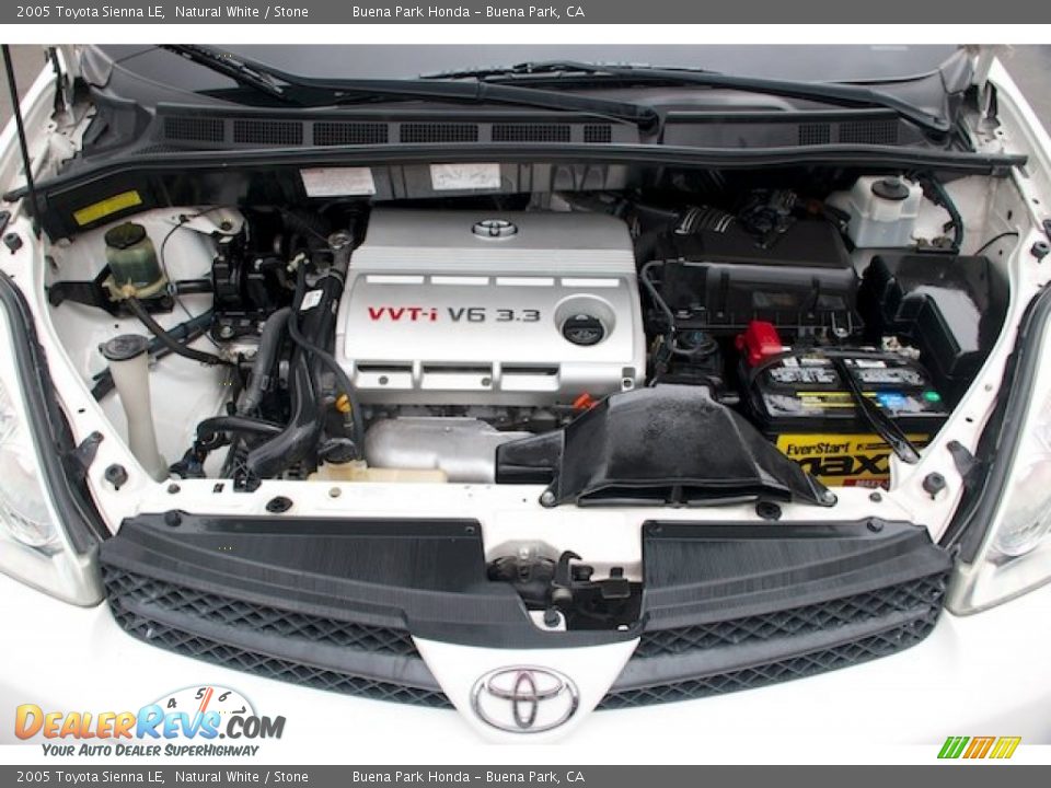 2005 Toyota Sienna LE Natural White / Stone Photo #30