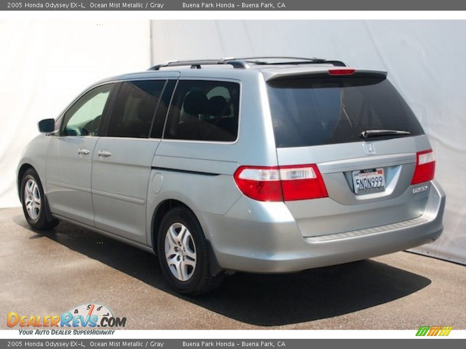 2005 Honda Odyssey EX-L Ocean Mist Metallic / Gray Photo #2