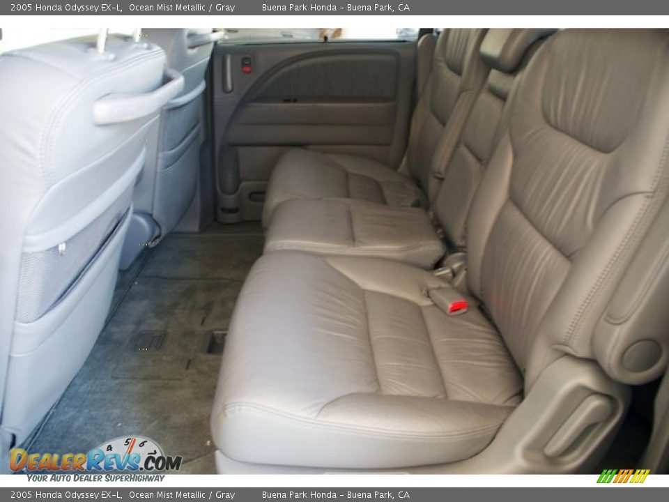 2005 Honda Odyssey EX-L Ocean Mist Metallic / Gray Photo #4