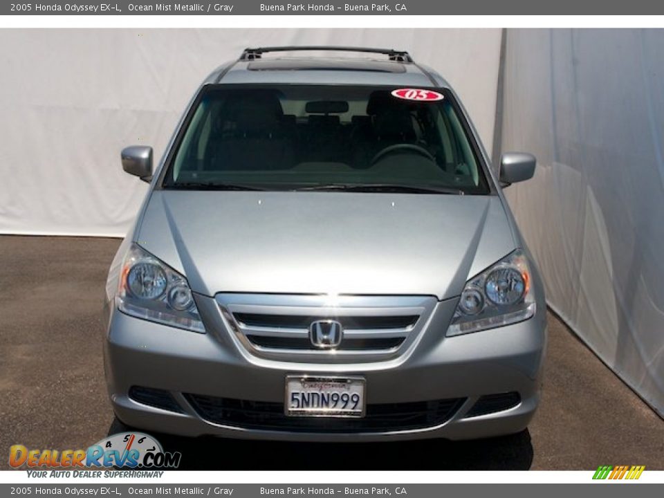 2005 Honda Odyssey EX-L Ocean Mist Metallic / Gray Photo #7