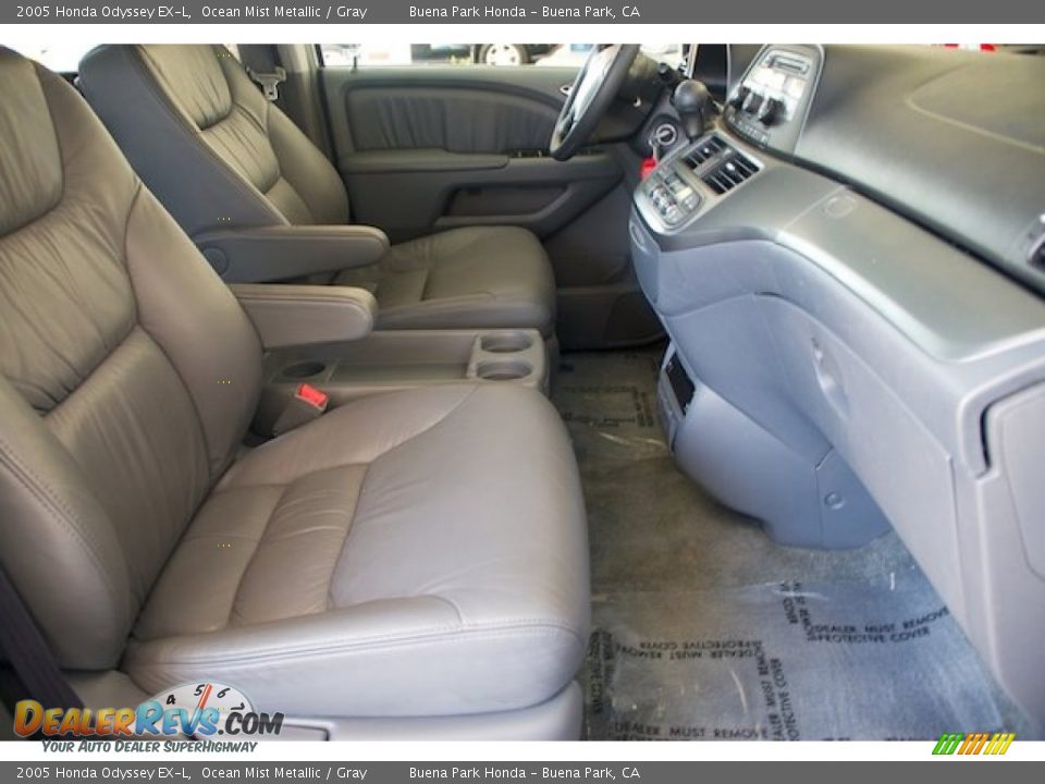 2005 Honda Odyssey EX-L Ocean Mist Metallic / Gray Photo #26