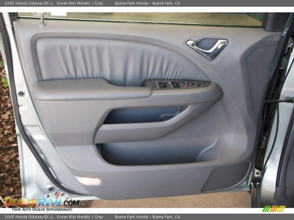 2005 Honda Odyssey EX-L Ocean Mist Metallic / Gray Photo #30