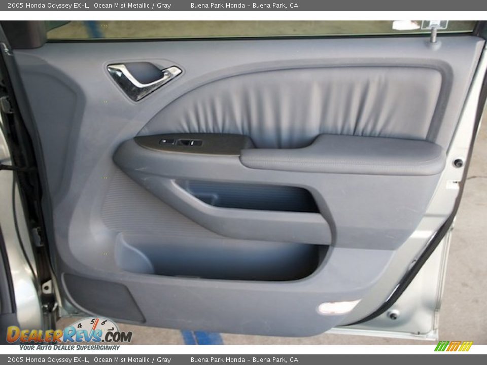 2005 Honda Odyssey EX-L Ocean Mist Metallic / Gray Photo #31