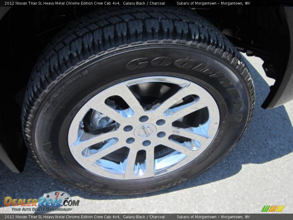 2012 Nissan Titan SL Heavy Metal Chrome Edition Crew Cab 4x4 Wheel Photo #9