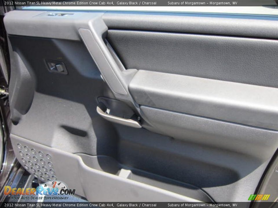 2012 Nissan Titan SL Heavy Metal Chrome Edition Crew Cab 4x4 Galaxy Black / Charcoal Photo #11