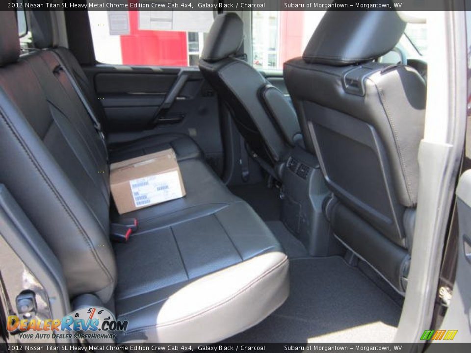 2012 Nissan Titan SL Heavy Metal Chrome Edition Crew Cab 4x4 Galaxy Black / Charcoal Photo #12