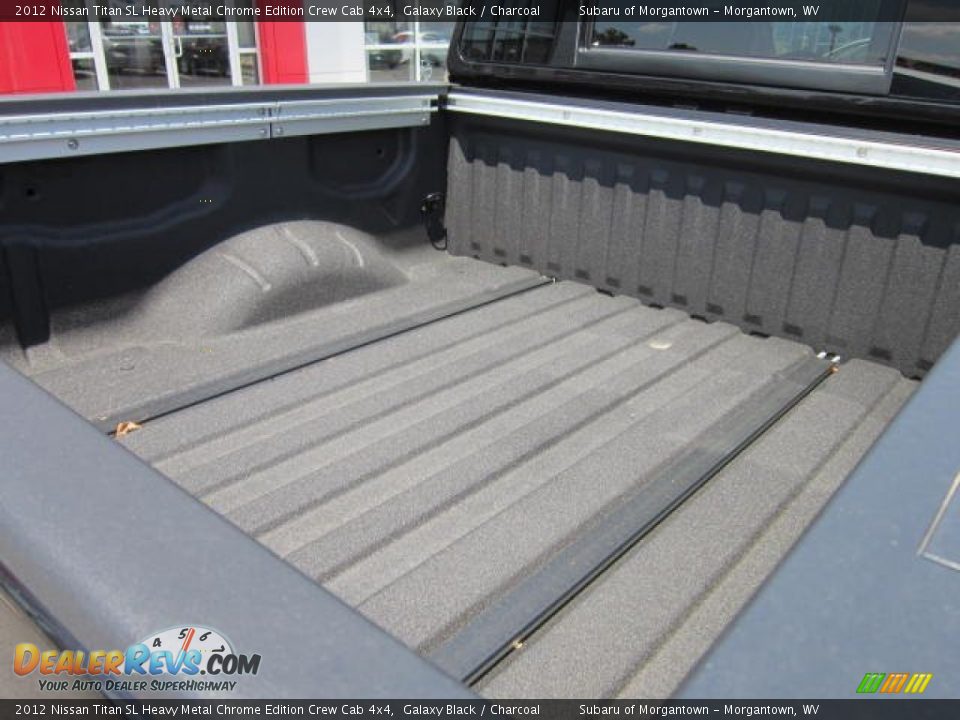 2012 Nissan Titan SL Heavy Metal Chrome Edition Crew Cab 4x4 Galaxy Black / Charcoal Photo #13