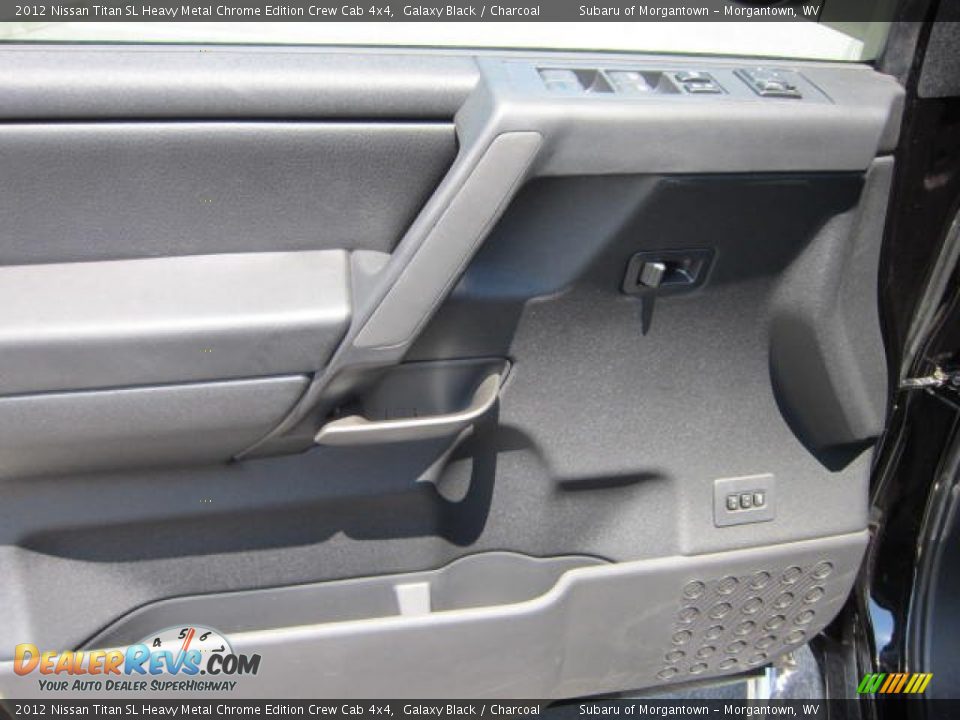 Door Panel of 2012 Nissan Titan SL Heavy Metal Chrome Edition Crew Cab 4x4 Photo #18