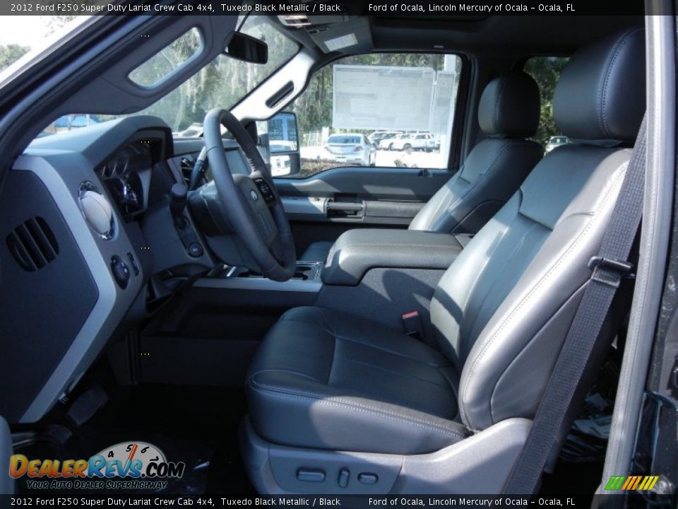 Front Seat of 2012 Ford F250 Super Duty Lariat Crew Cab 4x4 Photo #5