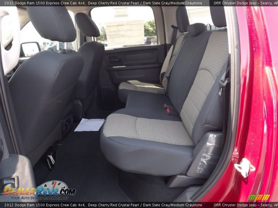 2012 Dodge Ram 1500 Express Crew Cab 4x4 Deep Cherry Red Crystal Pearl / Dark Slate Gray/Medium Graystone Photo #14