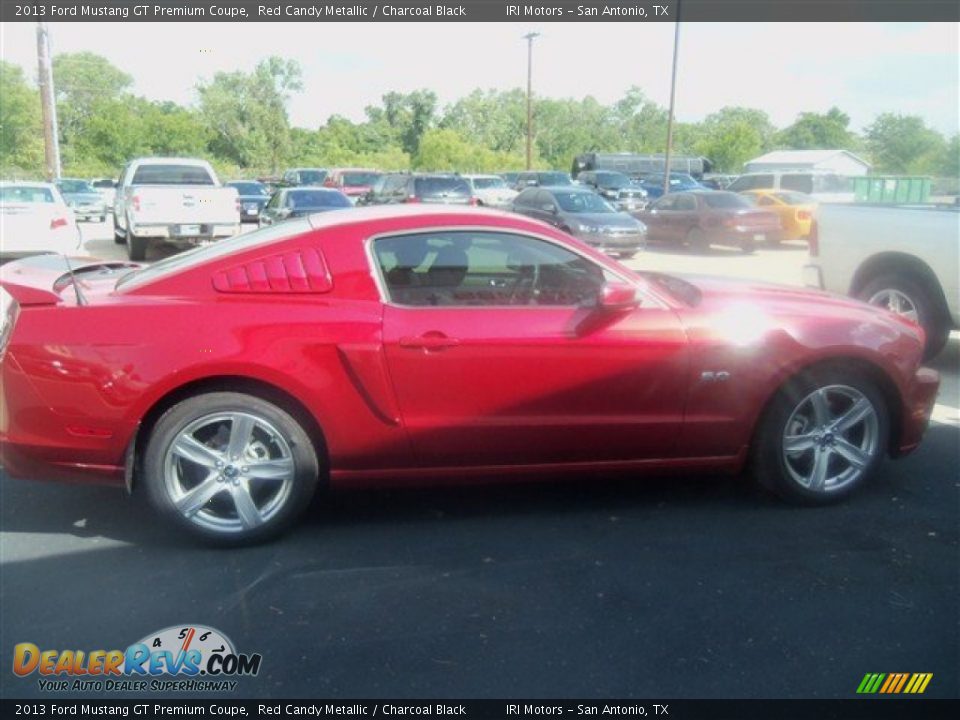 2013 Ford Mustang GT Premium Coupe Red Candy Metallic / Charcoal Black Photo #6