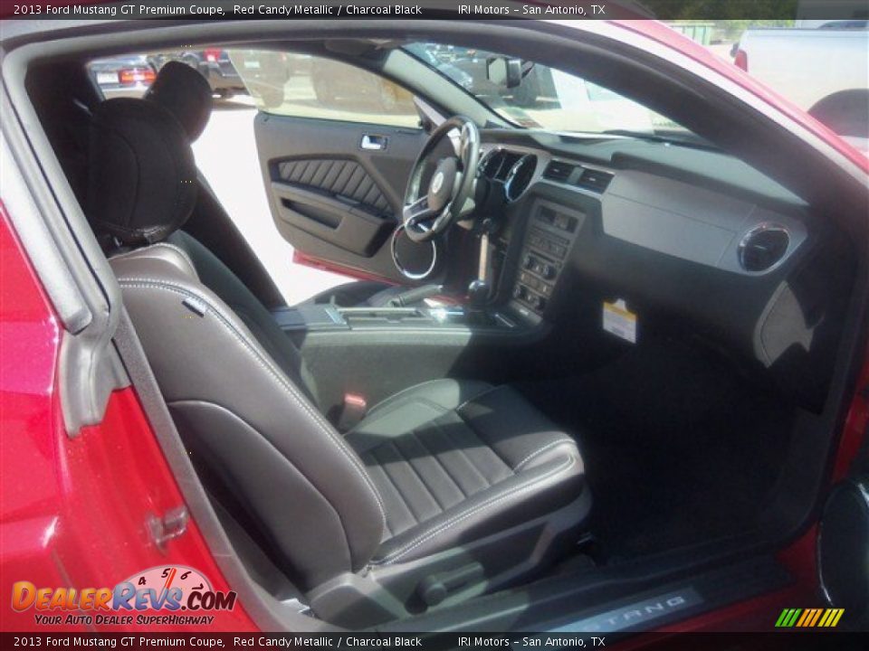 2013 Ford Mustang GT Premium Coupe Red Candy Metallic / Charcoal Black Photo #13