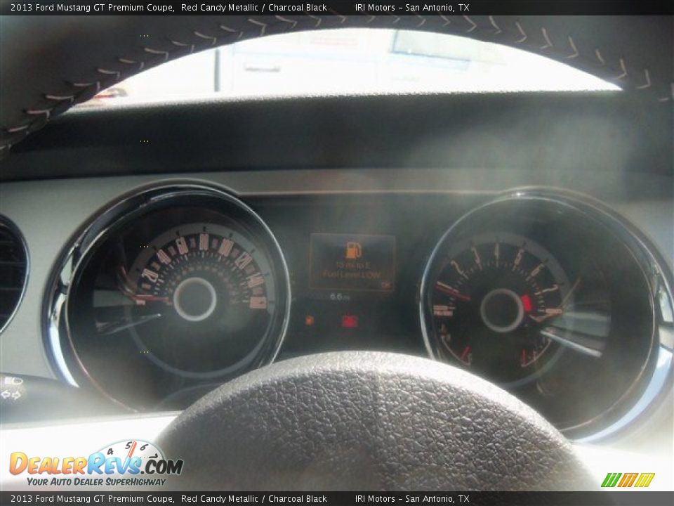 2013 Ford Mustang GT Premium Coupe Red Candy Metallic / Charcoal Black Photo #16