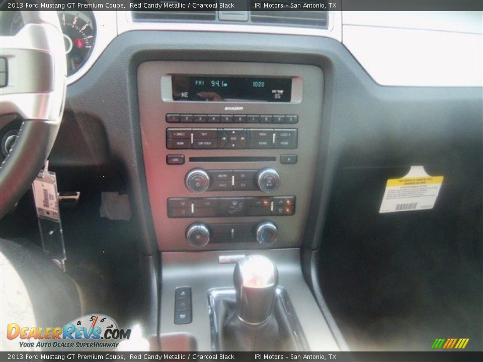 2013 Ford Mustang GT Premium Coupe Red Candy Metallic / Charcoal Black Photo #17