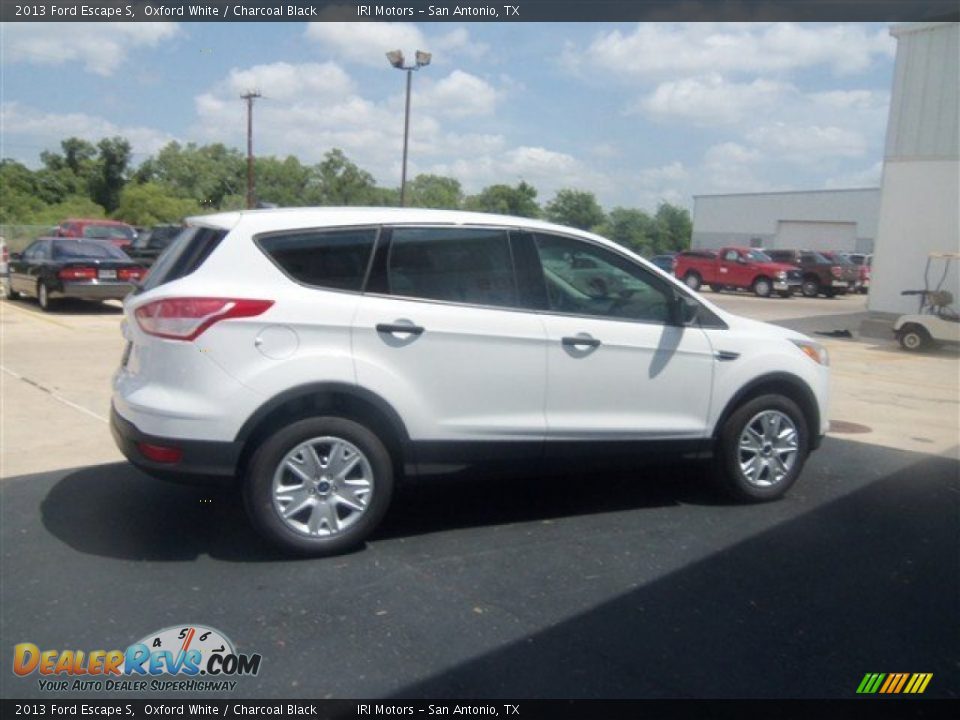 2013 Ford Escape S Oxford White / Charcoal Black Photo #6