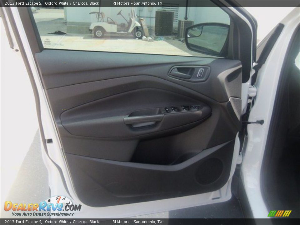 2013 Ford Escape S Oxford White / Charcoal Black Photo #11