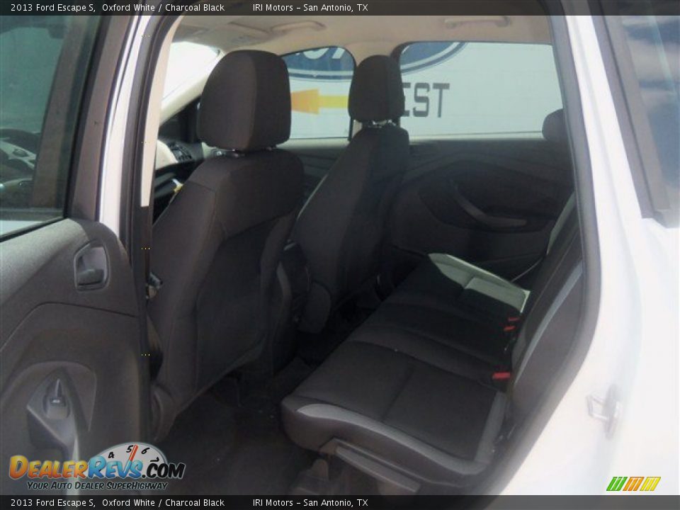 2013 Ford Escape S Oxford White / Charcoal Black Photo #12