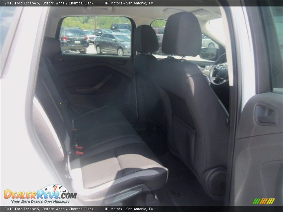 2013 Ford Escape S Oxford White / Charcoal Black Photo #14