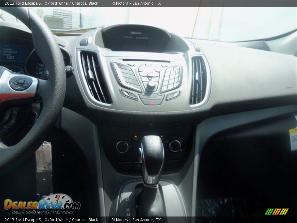 2013 Ford Escape S Oxford White / Charcoal Black Photo #18