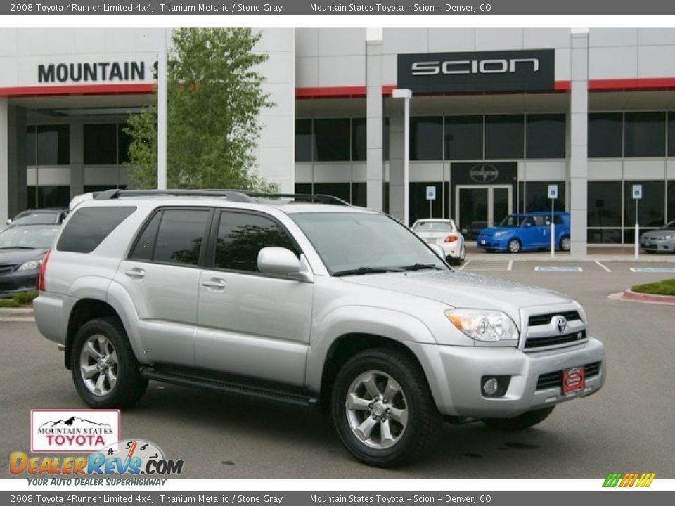 2008 Toyota 4Runner Limited 4x4 Titanium Metallic / Stone Gray Photo #1