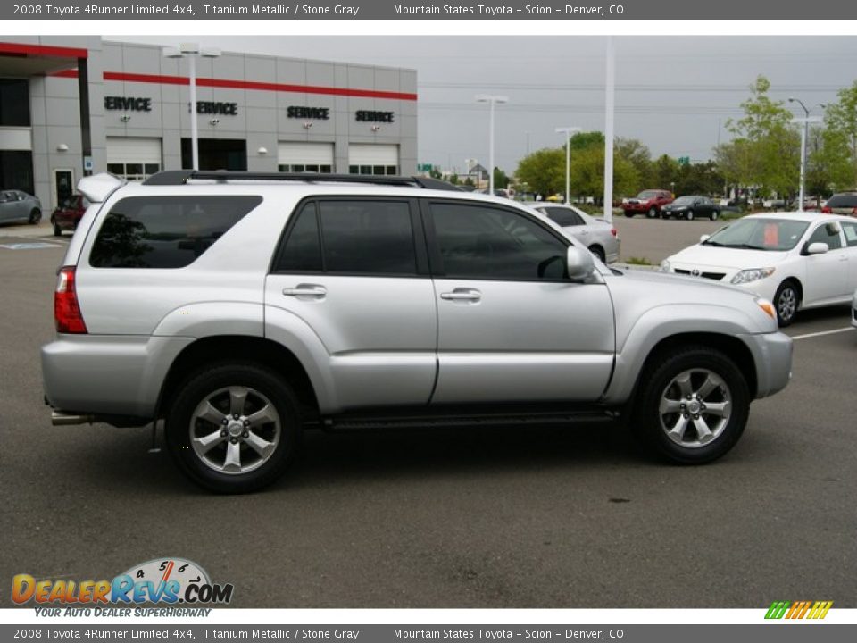 2008 Toyota 4Runner Limited 4x4 Titanium Metallic / Stone Gray Photo #2