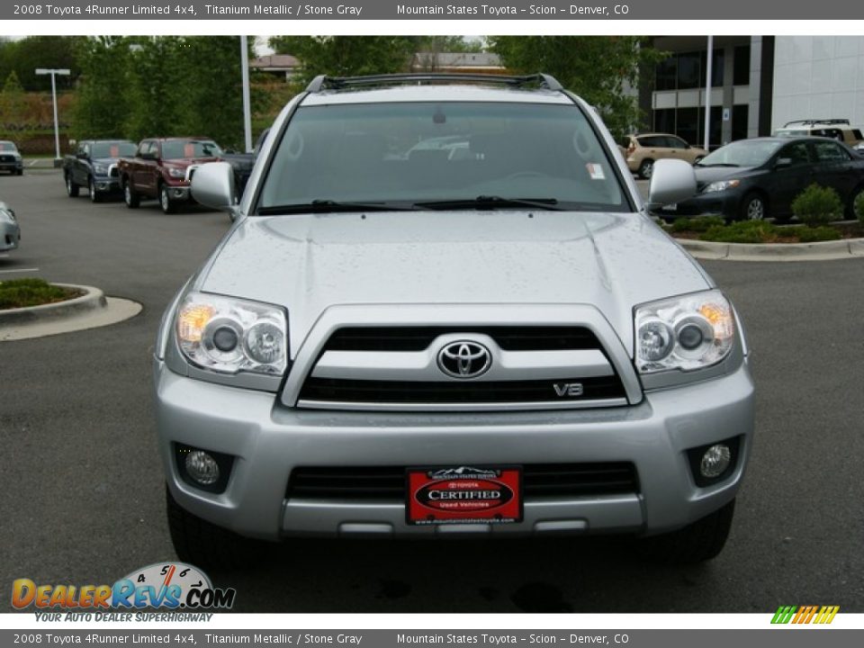 2008 Toyota 4Runner Limited 4x4 Titanium Metallic / Stone Gray Photo #6