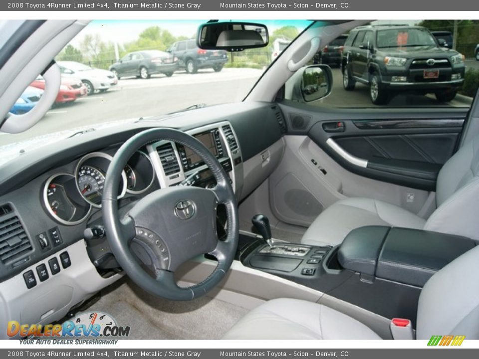 2008 Toyota 4Runner Limited 4x4 Titanium Metallic / Stone Gray Photo #7