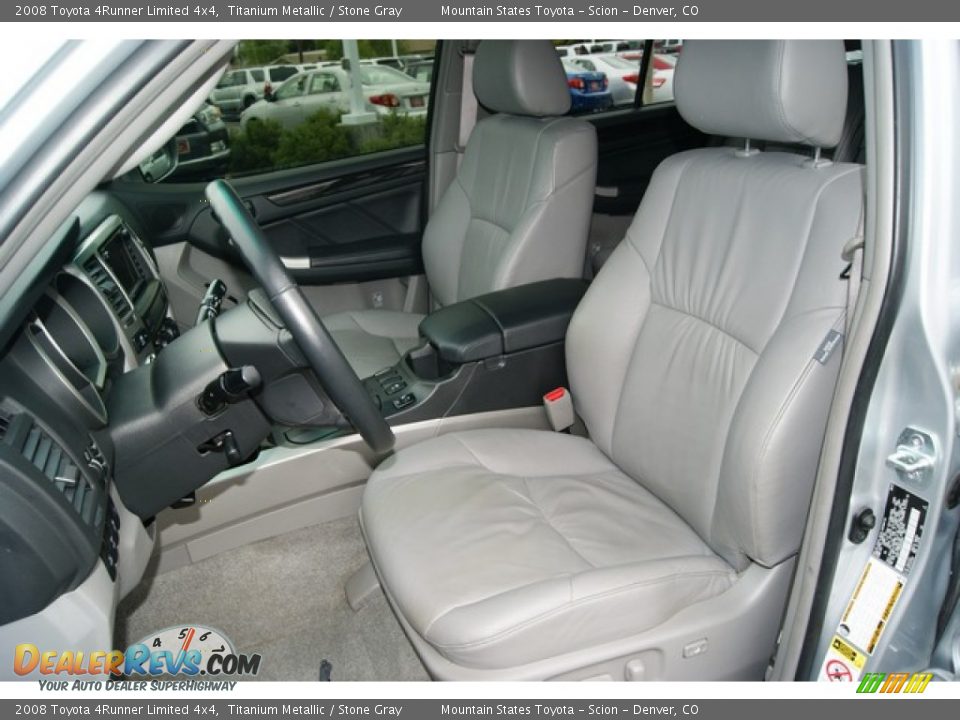 2008 Toyota 4Runner Limited 4x4 Titanium Metallic / Stone Gray Photo #8