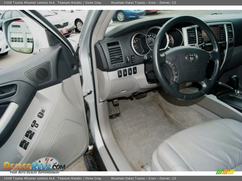 2008 Toyota 4Runner Limited 4x4 Titanium Metallic / Stone Gray Photo #21