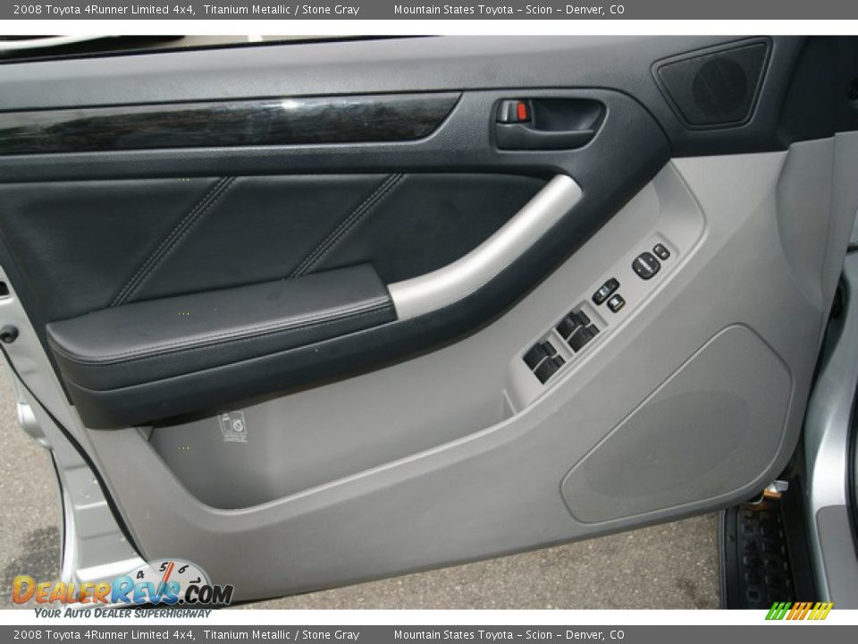 2008 Toyota 4Runner Limited 4x4 Titanium Metallic / Stone Gray Photo #22