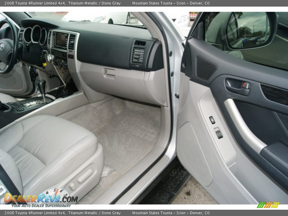 2008 Toyota 4Runner Limited 4x4 Titanium Metallic / Stone Gray Photo #24
