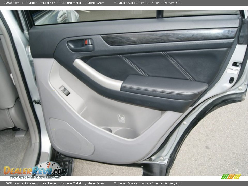2008 Toyota 4Runner Limited 4x4 Titanium Metallic / Stone Gray Photo #26