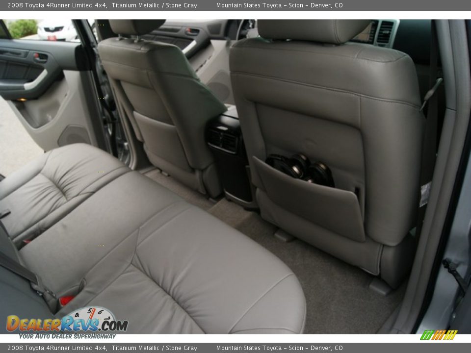 2008 Toyota 4Runner Limited 4x4 Titanium Metallic / Stone Gray Photo #27