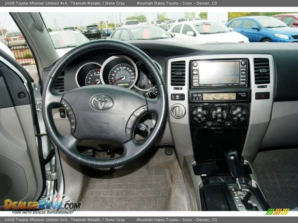 2008 Toyota 4Runner Limited 4x4 Titanium Metallic / Stone Gray Photo #28