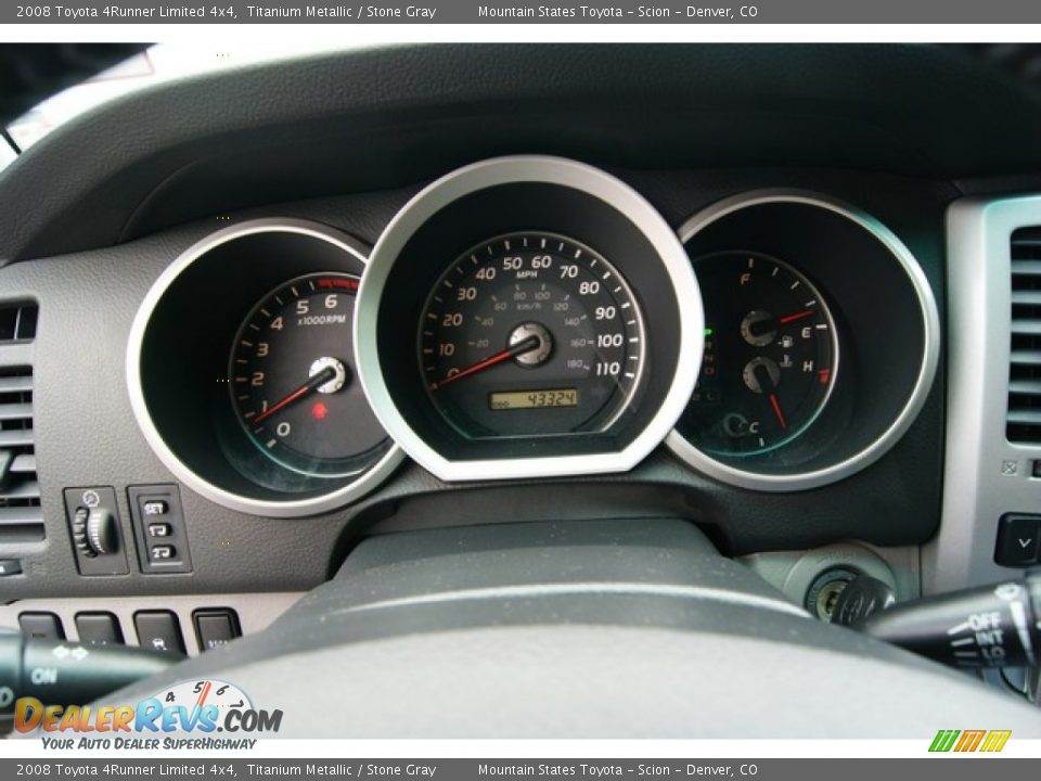 2008 Toyota 4Runner Limited 4x4 Titanium Metallic / Stone Gray Photo #31