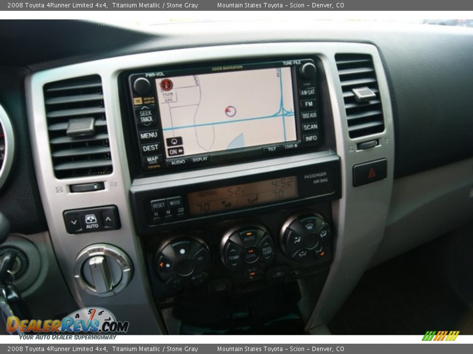 2008 Toyota 4Runner Limited 4x4 Titanium Metallic / Stone Gray Photo #32