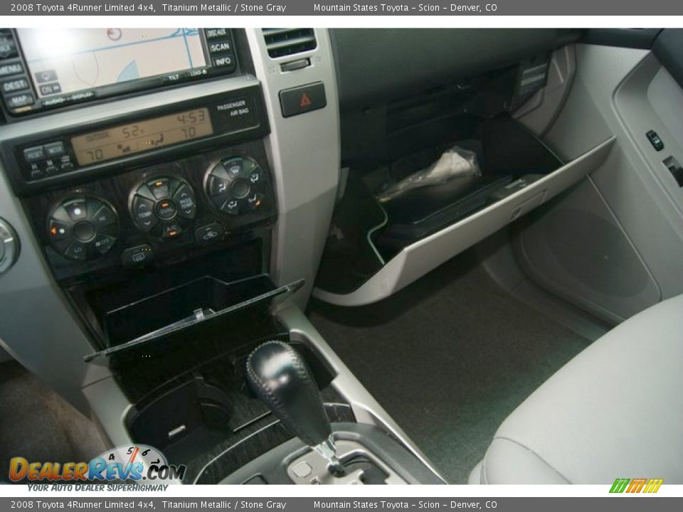 2008 Toyota 4Runner Limited 4x4 Titanium Metallic / Stone Gray Photo #34