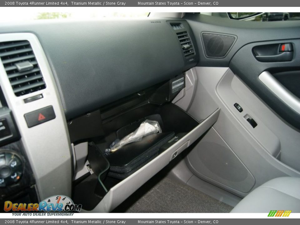 2008 Toyota 4Runner Limited 4x4 Titanium Metallic / Stone Gray Photo #35
