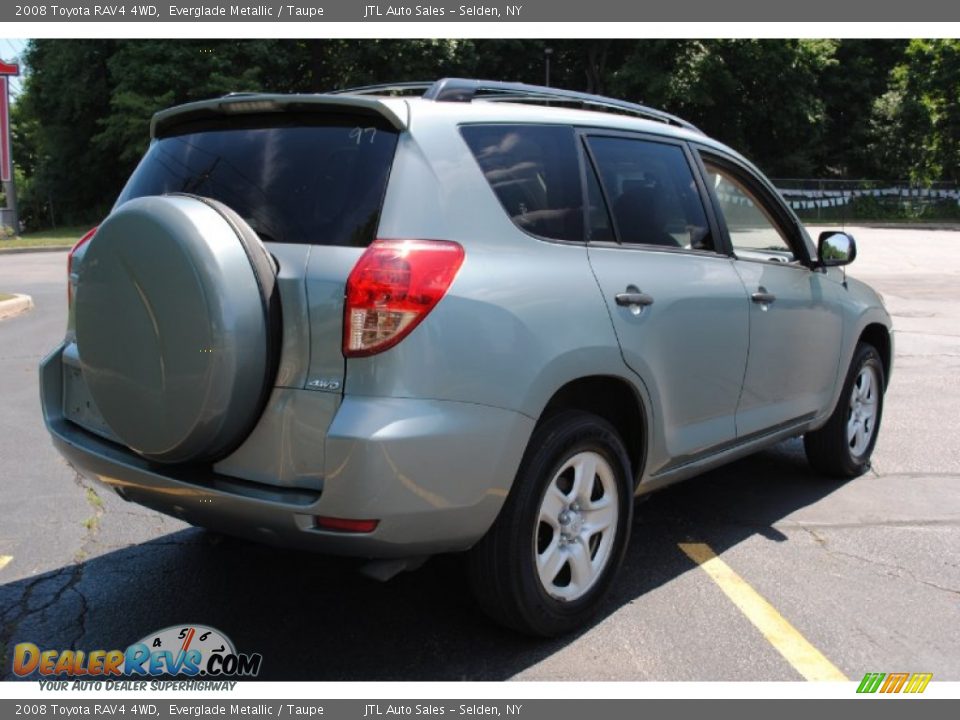 2008 Toyota RAV4 4WD Everglade Metallic / Taupe Photo #5