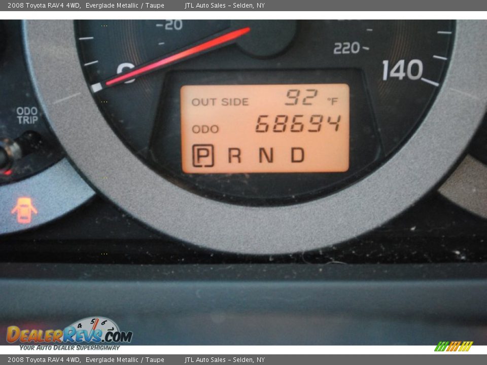 2008 Toyota RAV4 4WD Everglade Metallic / Taupe Photo #12