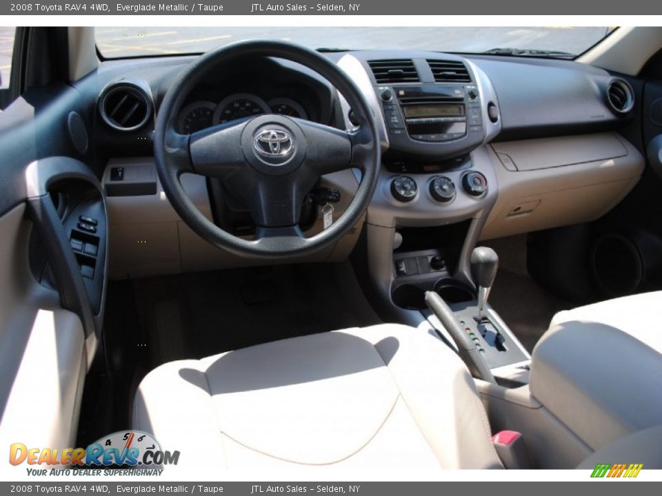 2008 Toyota RAV4 4WD Everglade Metallic / Taupe Photo #16