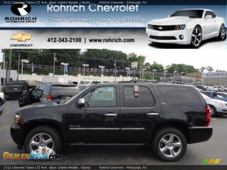 2012 Chevrolet Tahoe LTZ 4x4 Black Granite Metallic / Ebony Photo #1