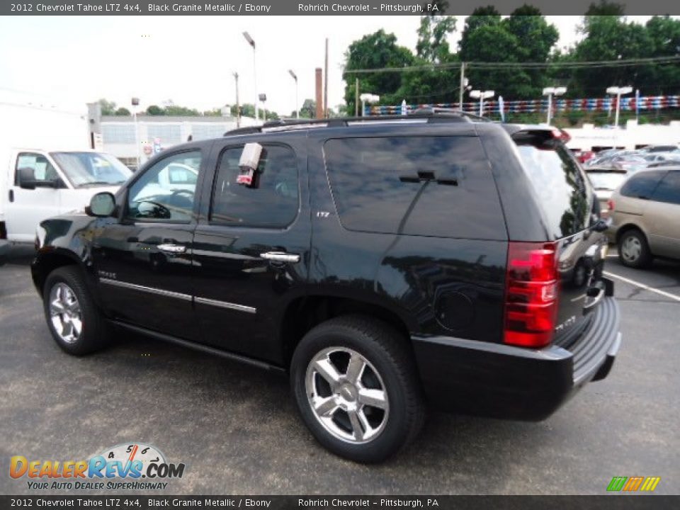 2012 Chevrolet Tahoe LTZ 4x4 Black Granite Metallic / Ebony Photo #2